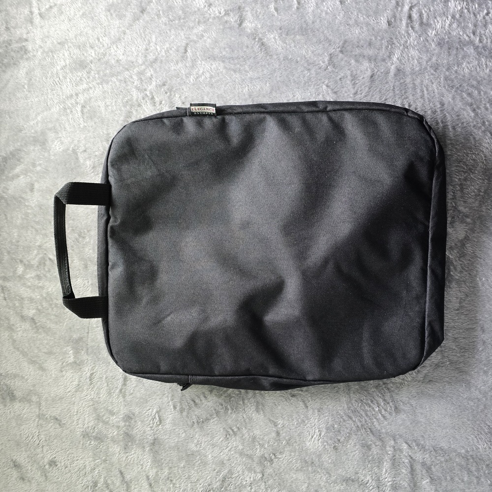 Elegance Olympia Black Padded Laptop Case Bag 16x13 - Picture 2 of 8